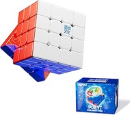Moyu Aosu V7 4x4 Magnetic Stickerless UV Coated Speed Cube, 4 by 4 Flagship Edition Cube, 96 Magnets