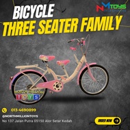 Parent-Child Bike 22" Basikal Ibu Anak Basikal Family Bicycle