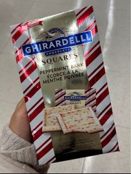 Ghirardelli Chocolate Square Peppermint Bark 200g Assorted chocolate layers with peppermint flavour 