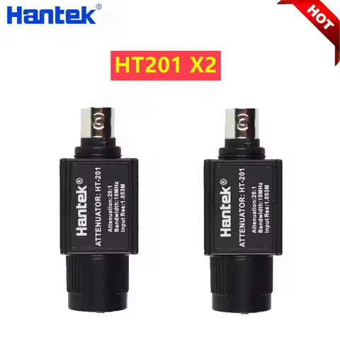 Hantek Oscilloscope Attenuator 2pcs HT201 Probe Accessories Input Resistance Signal Generator Availa