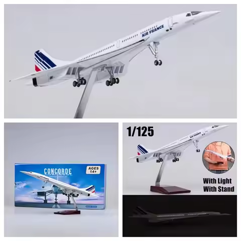 New 1:125 Scale Model Air Singapore /Air British /Air France Airlines Concorde Aircraft Airways With