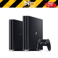 (1 Year Warranty) Sony PS 4 PS4 Slim / Pro 1TB Console Black FREE Charge Stand Silicone Case Thumb Grips