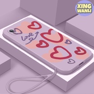 [AX] เหมาะสำหรับเคส  Vivo 1820=Y91C=Y1S=Y90 ที่สีหัวใจความรักเคสโทรศัพท์กันลื่น