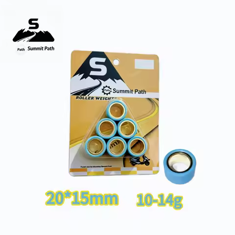 6PC Variator Roller Weights 20x15mm 10-14g For Honda scooter BWS125 Cygnus Majesty Maxster X-City 。。
