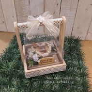 Rustic engagement ring box