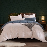 HOOGA Cara P 800TC Cotton Sateen Bedsheet | Quilt Cover Set