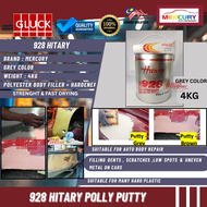 MERCURY - HITARY POLY PUTTY 928 (BROWN/GREY)Available In 1kg/4kg