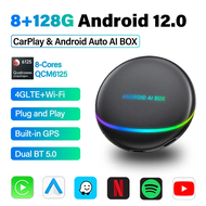 Ottocast Picasou 3 Carplay Ai Box Android 12.0 8+128G Wireless CarPlay Android Auto Adapter Wifi SIM
