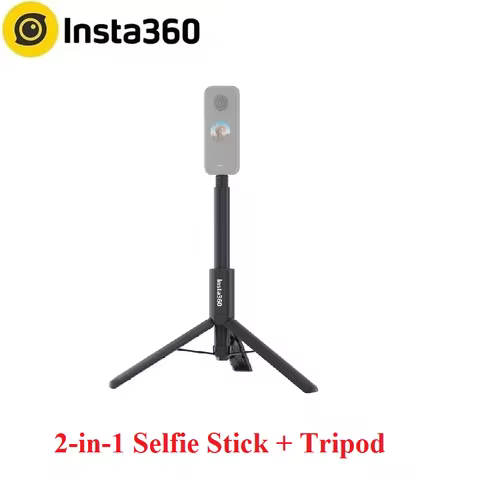 Insta360 2-in-1 Invisible Selfie Stick + Tripod For X5 X4 Ace Pro/X3 / ONE X2 / ONE RS / R / GO 3/GO