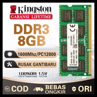Termurah Ram laptop Kingston SODIMM 8GB DDR3 12800/ DDR3-1600 8G sodim