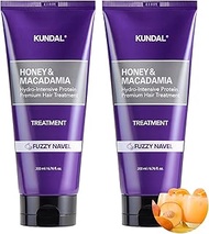 KUNDAL Honey & Macadamia Natural Conditioner Korean Hair Care Damage Repair, Deep Hydration, Long La