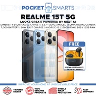 [MY Set] Realme 15T 5G (256GB ROM | 8GB / 12GB RAM) 1 Year Realme Malaysia Warranty