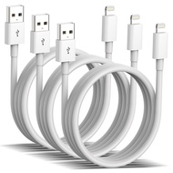 【MFI Certified】3 Pack Charger Cord for iPhone 10 FT USB A to Lightning Cable for iPhone 14 13 12 11 XS  XR X