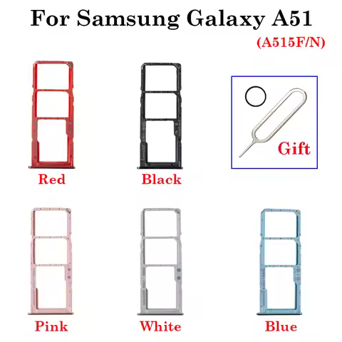 1Set Brand New Dual Micro SD SIM Card Tray Chip Slot Drawer Card Holder Reader Slot For Samsung Gala