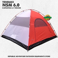 TENDAKI MOLUCCAS 6 PRO Tenda CAMPING 6-8 orang TENDA KELUARGA Tendaki