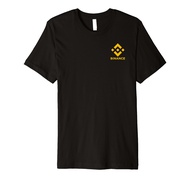 Binance BNB Crypto Digital Currency Pocket Logo Premium T-Shirt