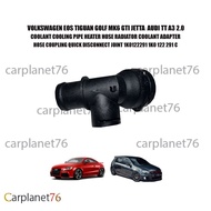 VOLKSWAGEN TIGUAN GOLF MK6 GTI JETTA AUDI A3 2.0 COOLANT HEATER RADIATOR ADAPTER HOSE 1K0 122 291 C