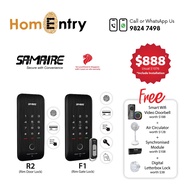 Samaire R2 + F1 Digital Lock for Door and Gate Bundle + Free Gifts worth $462