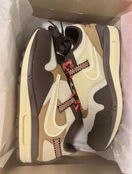 👟 CACT.US CORP x Nike Air Max 1  Travis Scott倒鉤 跑步鞋波鞋 巴洛克棕