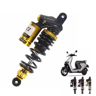 Universal 265mm 290mm Shock Absorber Motorcycle Rear Suspension Damping GAS Adjust For Niu Ninebot E