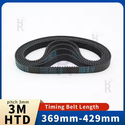 HTD3M Tming Belt Length 369 372 375 378 381 384 387 390 393 396 399 402 405 408 411 414 417 420 423 