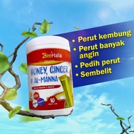 BeeHalia Honey Ginger ATASI KEMBUNG PERUT, ANGIN, GASTRIK, PEDIH ULU HATI, SEMBELIT ubat gastrik