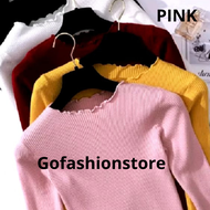 Inner rajut knit lengan panjang inner rajut lengan panjang kriwil inner rajut turtleneck premium ata