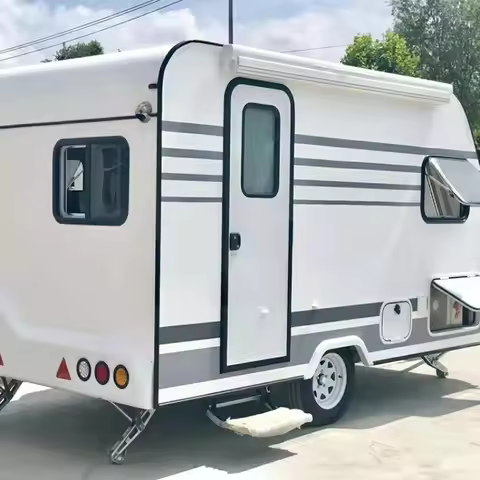 TYTXRV 1750x622mm Caravan High-Strength Aluminum Alloy Motorhome Door E-Mark Acrylic Glass