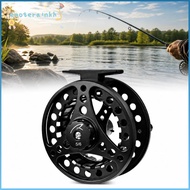 EMOTEMY Fly Reel, 5/6 WT 2+1BB Bearings Fly Fishing Reel, Durable Aluminum Alloy 85mm Diameter Fishi