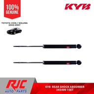 KYB Kayaba 343400 Rear Shock Absorber For Toyota Vios , Soluna 1300 Ncp41 2002-2007 1set