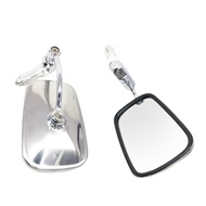 【ZUO】-Motorcycle 7/8Inch 22MM Handlebar End Side Mirrors for Coffee Racers Scooters Off-Road Bikes