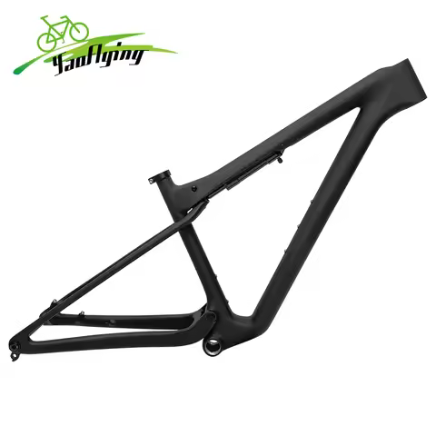 Airwolf 29ER BOOST XC Carbon Fiber Full Suspension Bike Frame BSA S M L MTB 215*35mm Shock Carbon Mo