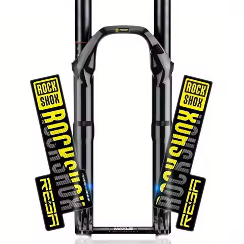 1SET FOR 2020 ROCK SHOX REBA RL Front Fork Stickers, 2PCS Non-Transparent Logo Decals for MTB Front 
