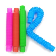 Pop tube Colorful Stretch Plastic Corrugated Decompression tube Vent Retractable tube Decompression 