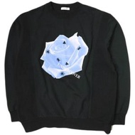 UNDERCOVER 24SS 日本製造 ROSE&BEE 抓絨印花衛衣 UP1D4803 4 黑色衛衣 玫瑰和蜜蜂圖案上衣 [二手] [UNDERCOVER]