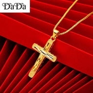 cincin emas bangkok cop 916 original malaysia gold necklace bamboo cross pendant men and women coupl