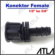 1/2" 20 mm Inner Thread Connector to 5/8" 16 mm Female Hose ICS024