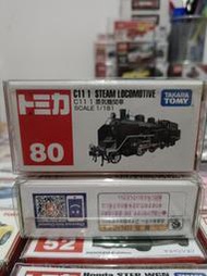 TOMICA NO.80絕版C11 1 STEAM LOCOMOTIVE 蒸気機関車