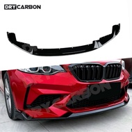 On sale Car CS Style Front Bumper Spoiler Lip Bodykit Splitters Accessories for BMW 2 Series F87 M2 