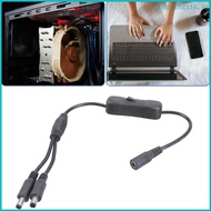 YIN DC5521 Y Splitter Power Extension Cable 5 5x2 1mm Female to Double Male Switcher for CCTV and LE