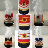 Children's Drum Team Clothing Hat Feather High Hat Flag Raiser Clothing Hat Belt Gloves Clothing Acc