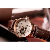 [Original] Orient RA-AS0003S00B Sun &amp; Moon Series Classic Mechanical Men's Brown Leather Watch RA-AS0003S