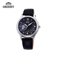 Orient Azure Black Leather Analog Automatic Watch For Women Or-Ra-Ag0019B10B