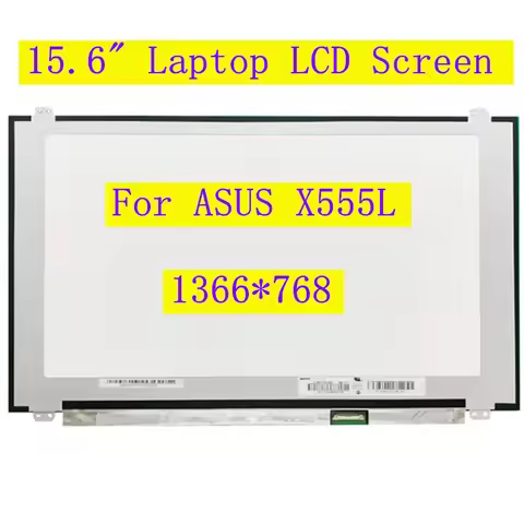 15.6" Laptop For Asus X555L LCD Screen 1366x768 HD Display matrix panel 40 pins
