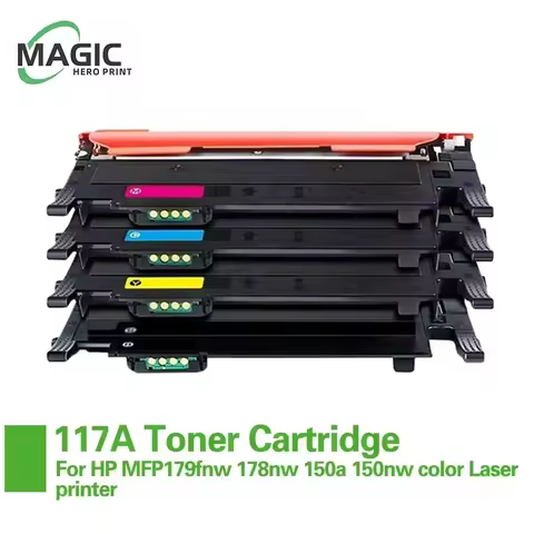 NEW With chip 117A hp117a Toner Cartridge HP 117a w2070a For HP MFP179fnw 178nw 150a 150nw color Las
