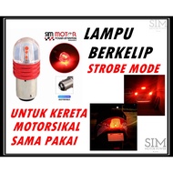 Mentol LED Brek Berkelip LAMPU LED BELAKANG BERKELIP-KELIP MOTOR