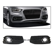 for Audi Q3 S Line 2012-2014 Car Front Fog Light Cover Grille Decorative Protective Exterior Lower G