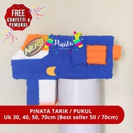 PREMIUM Nerf Gun Birthday Pinata Nerf Gun Shooting Pistol hit/pull
