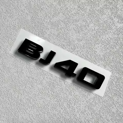 3D Stereoscopic Car Tail Logo For BAIC BJ40E C BJ80 BJ60 P 90 Decorative stickers emblems Car label