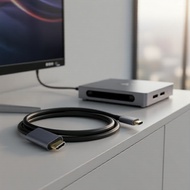 Elite Pro USB-C to HDMI Cable 4K Adapter for Mobile Phone TV Monitor  Kabel Pro Elite USB-C ke HDMI 